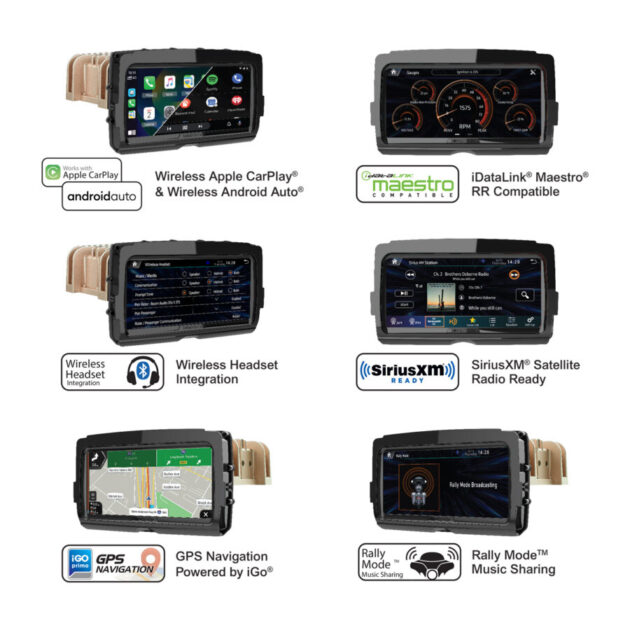 Radio  Soundstream Reserve V2 do motocykla Harley Davidson Road Glide, Street Glide, Electra Glide 2014+ - obrazek 7